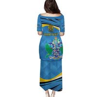 Personalized Saint Lucia Independence Day Puletasi Since 1979