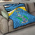 Personalized Saint Lucia Independence Day Quilt Since 1979