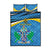 Personalized Saint Lucia Independence Day Quilt Bed Set Since 1979