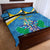 Personalized Saint Lucia Independence Day Quilt Bed Set Since 1979