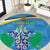 Personalized Saint Lucia Independence Day Round Carpet Since 1979