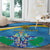 Personalized Saint Lucia Independence Day Round Carpet Since 1979