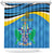 Personalized Saint Lucia Independence Day Shower Curtain Since 1979