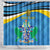 Personalized Saint Lucia Independence Day Shower Curtain Since 1979