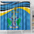 Personalized Saint Lucia Independence Day Shower Curtain Since 1979