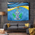 Personalized Saint Lucia Independence Day Tapestry Since 1979