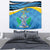 Personalized Saint Lucia Independence Day Tapestry Since 1979