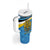 Personalized Saint Lucia Independence Day Tumbler With Handle Since 1979