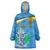 Personalized Saint Lucia Independence Day Wearable Blanket Hoodie Since 1979