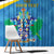 Personalized Saint Lucia Independence Day Window Curtain Since 1979