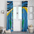 Personalized Saint Lucia Independence Day Window Curtain Since 1979