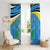 Personalized Saint Lucia Independence Day Window Curtain Since 1979