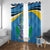 Personalized Saint Lucia Independence Day Window Curtain Since 1979