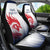 Custom France Rugby Car Seat Cover Summer Paris 2024 LT9 - Wonder Print Shop