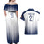 Custom France Rugby Couples Matching Off Shoulder Maxi Dress and Hawaiian Shirt Summer Paris 2024 LT9 - Wonder Print Shop