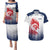 Custom France Rugby Couples Matching Puletasi and Hawaiian Shirt Summer Paris 2024 LT9 - Wonder Print Shop