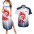 Custom France Rugby Couples Matching Summer Maxi Dress and Hawaiian Shirt Summer Paris 2024 LT9 - Wonder Print Shop