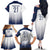 Custom France Rugby Family Matching Off The Shoulder Long Sleeve Dress and Hawaiian Shirt Summer Paris 2024 - Wonder Print Shop