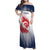 Custom France Rugby Family Matching Off Shoulder Maxi Dress and Hawaiian Shirt Summer Paris 2024 LT9 - Wonder Print Shop