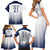 Custom France Rugby Family Matching Short Sleeve Bodycon Dress and Hawaiian Shirt Summer Paris 2024 - Wonder Print Shop