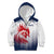 Custom France Rugby Kid Hoodie Summer Paris 2024 - Wonder Print Shop