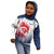 Custom France Rugby Kid Hoodie Summer Paris 2024 - Wonder Print Shop