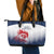 Custom France Rugby Leather Tote Bag Summer Paris 2024 - Wonder Print Shop