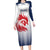 Custom France Rugby Long Sleeve Bodycon Dress Summer Paris 2024 - Wonder Print Shop