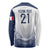 Custom France Rugby Long Sleeve Shirt Summer Paris 2024 - Wonder Print Shop