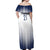 Custom France Rugby Off Shoulder Maxi Dress Summer Paris 2024 - Wonder Print Shop