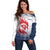 Custom France Rugby Off Shoulder Sweater Summer Paris 2024 - Wonder Print Shop