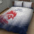 Custom France Rugby Quilt Bed Set Summer Paris 2024