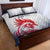 Custom France Rugby Quilt Bed Set Summer Paris 2024