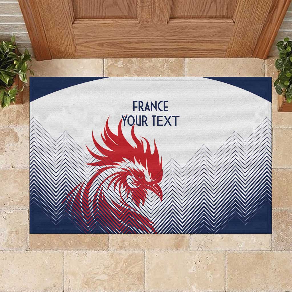 Custom France Rugby Rubber Doormat Summer Paris 2024