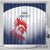 Custom France Rugby Shower Curtain Summer Paris 2024