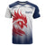 Custom France Rugby T Shirt Summer Paris 2024 - Wonder Print Shop