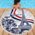 Custom France Women Rugby Beach Blanket Summer Flowers 2024 LT9 - Wonder Print Shop