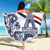 Custom France Women Rugby Beach Blanket Summer Flowers 2024 LT9 - Wonder Print Shop