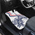 Custom France Women Rugby Car Mats Summer Flowers 2024 LT9 - Wonder Print Shop