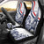 Custom France Women Rugby Car Seat Cover Summer Flowers 2024 LT9 - Wonder Print Shop