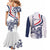 Custom France Women Rugby Couples Matching Mermaid Dress and Long Sleeve Button Shirt Summer Flowers 2024