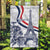 Custom France Women Rugby Garden Flag Summer Flowers 2024 - Wonder Print Shop