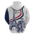 Custom France Women Rugby Hoodie Summer Flowers 2024 - Wonder Print Shop