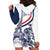 Custom France Women Rugby Hoodie Dress Summer Flowers 2024 - Wonder Print Shop