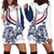 Custom France Women Rugby Hoodie Dress Summer Flowers 2024 - Wonder Print Shop