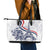 Custom France Women Rugby Leather Tote Bag Summer Flowers 2024 - Wonder Print Shop