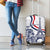 Custom France Women Rugby Luggage Cover Summer Flowers 2024 - Wonder Print Shop