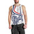 Custom France Women Rugby Men Tank Top Summer Flowers 2024 - Wonder Print Shop