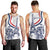 Custom France Women Rugby Men Tank Top Summer Flowers 2024 - Wonder Print Shop