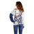 Custom France Women Rugby Off Shoulder Sweater Summer Flowers 2024 - Wonder Print Shop